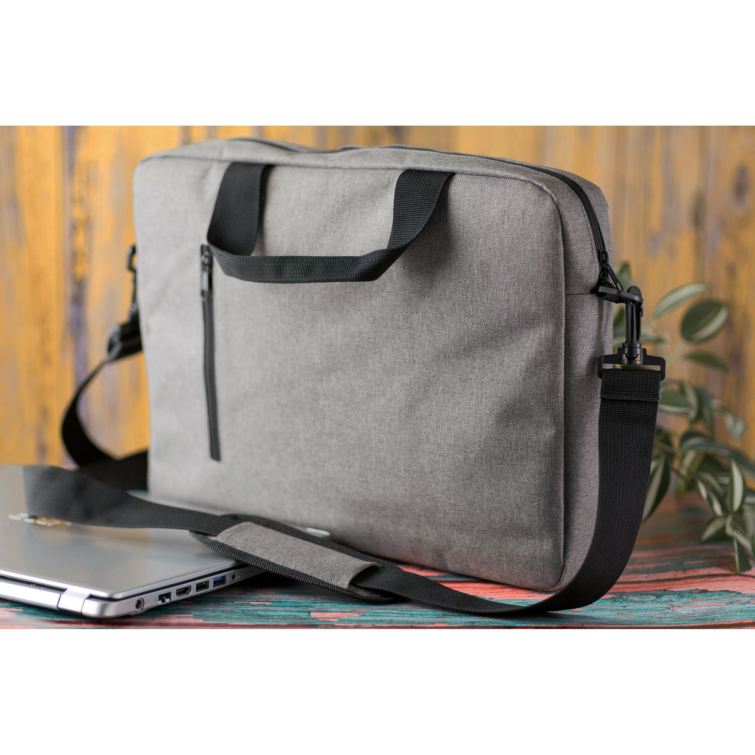 RPET Laptoptasche Minsk - silbergrau-858