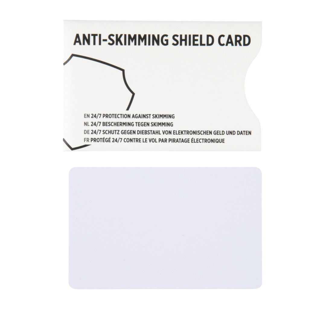 RFID Anti-Skimming-Karte mit aktivem Störchip - weiß-486