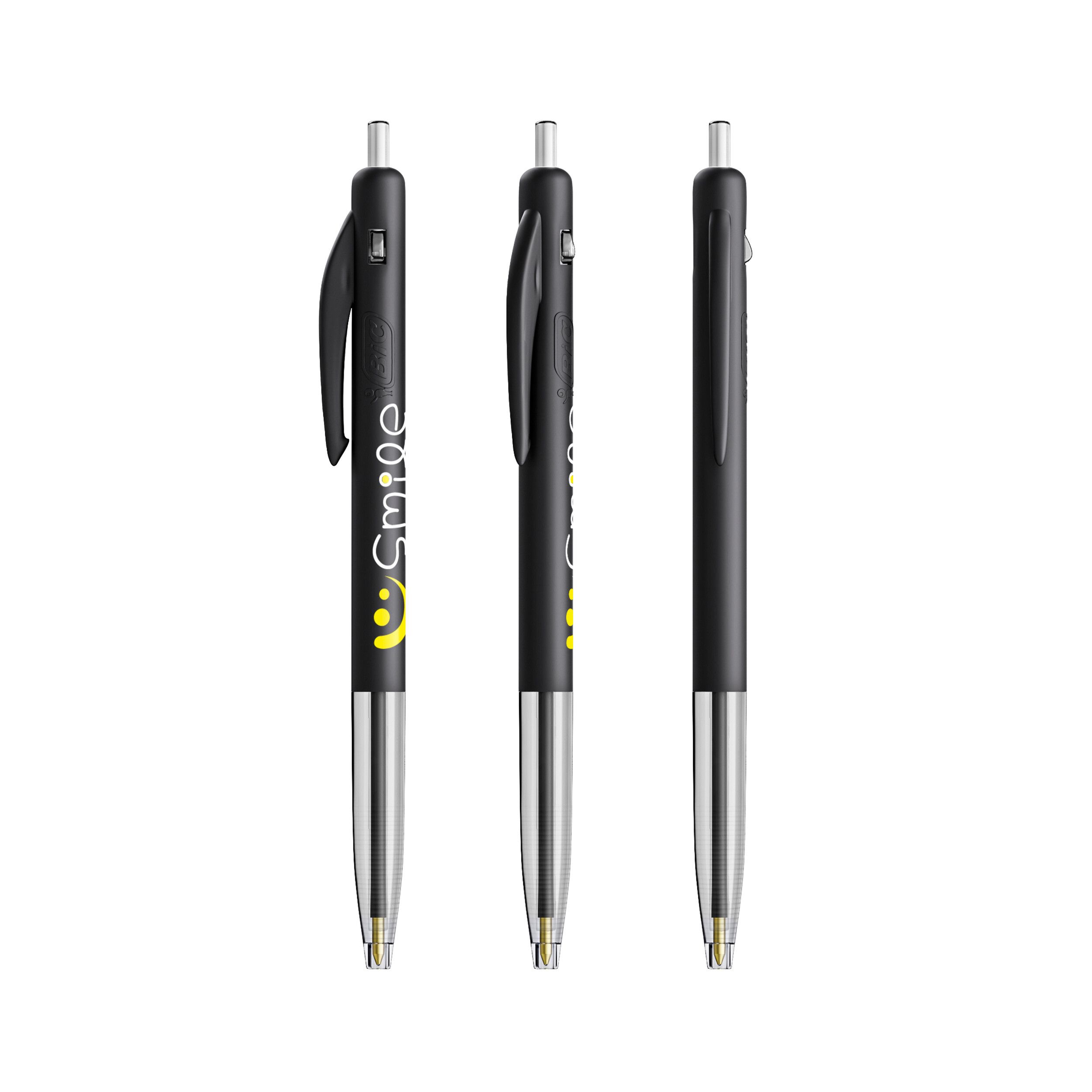 BIC® M10® Clic Kugelschreiber, Mine schwarz - schwarz-943