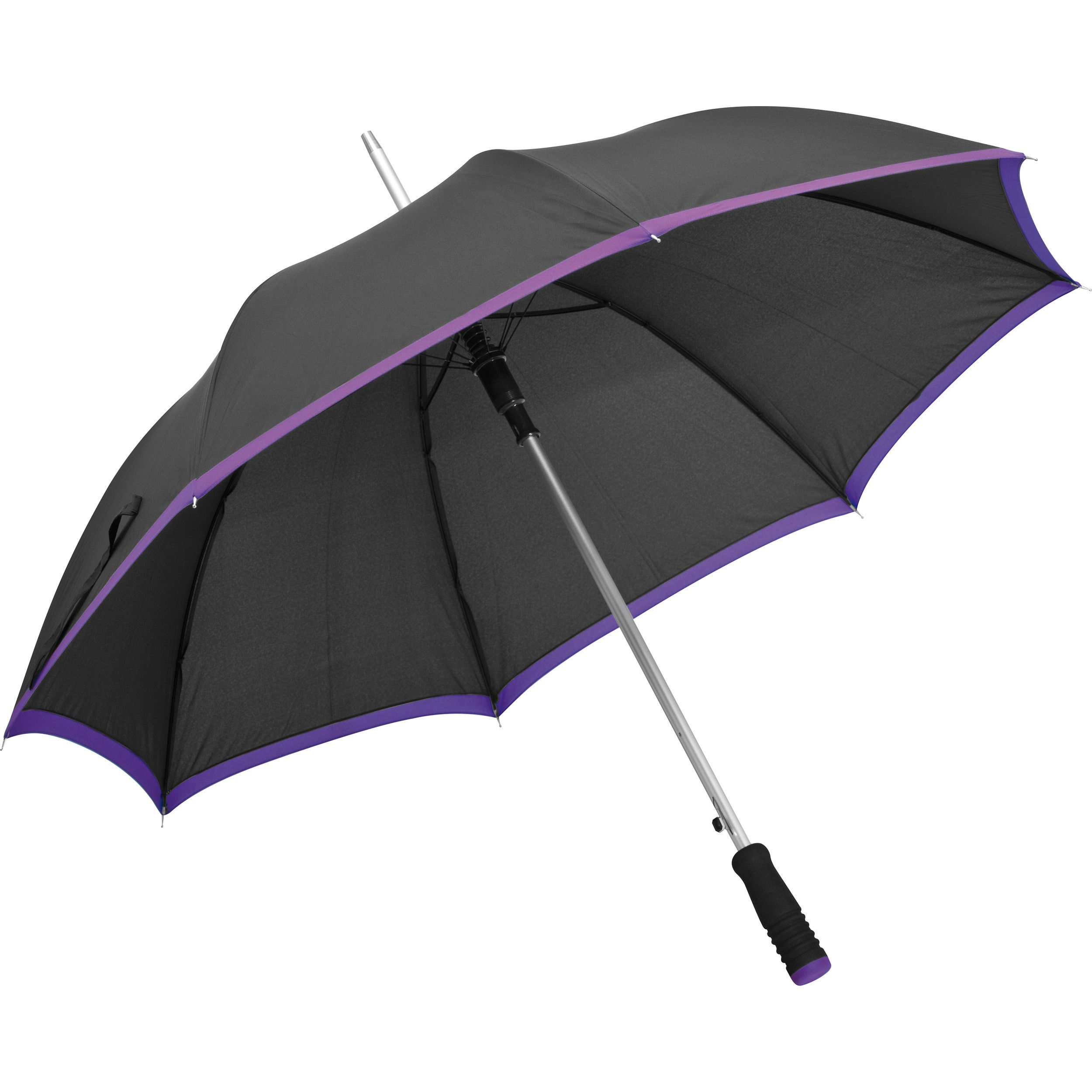 Automatik Regenschirm aus Pongee - lila-242