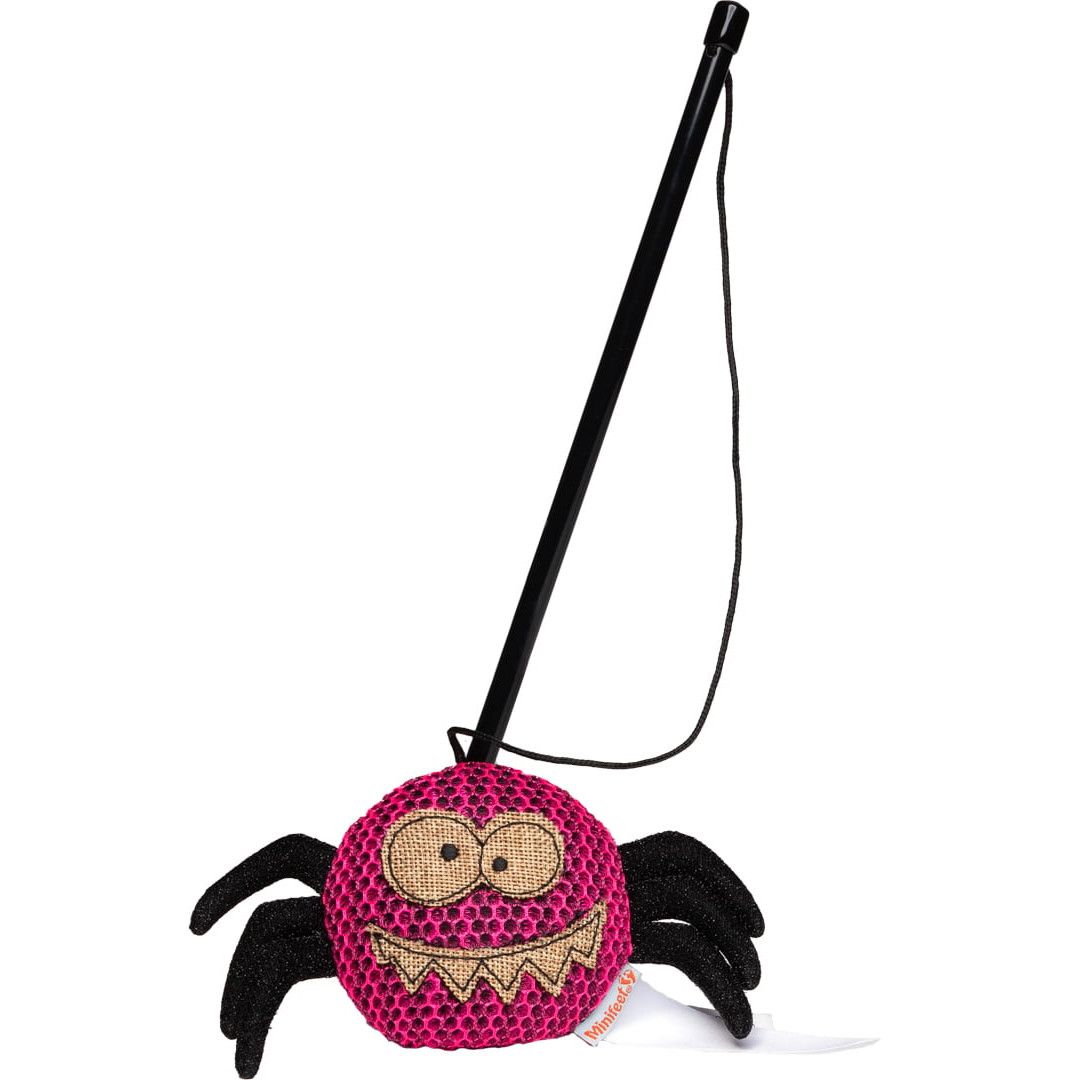 MiniFeet® Katzenspielzeug Susi Spinne - pink-375