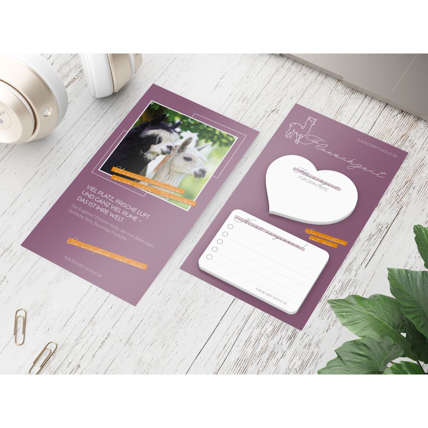 Haftnotiz-Karte Note-Card Form, Herz – Rechteck mit Rundungen-186