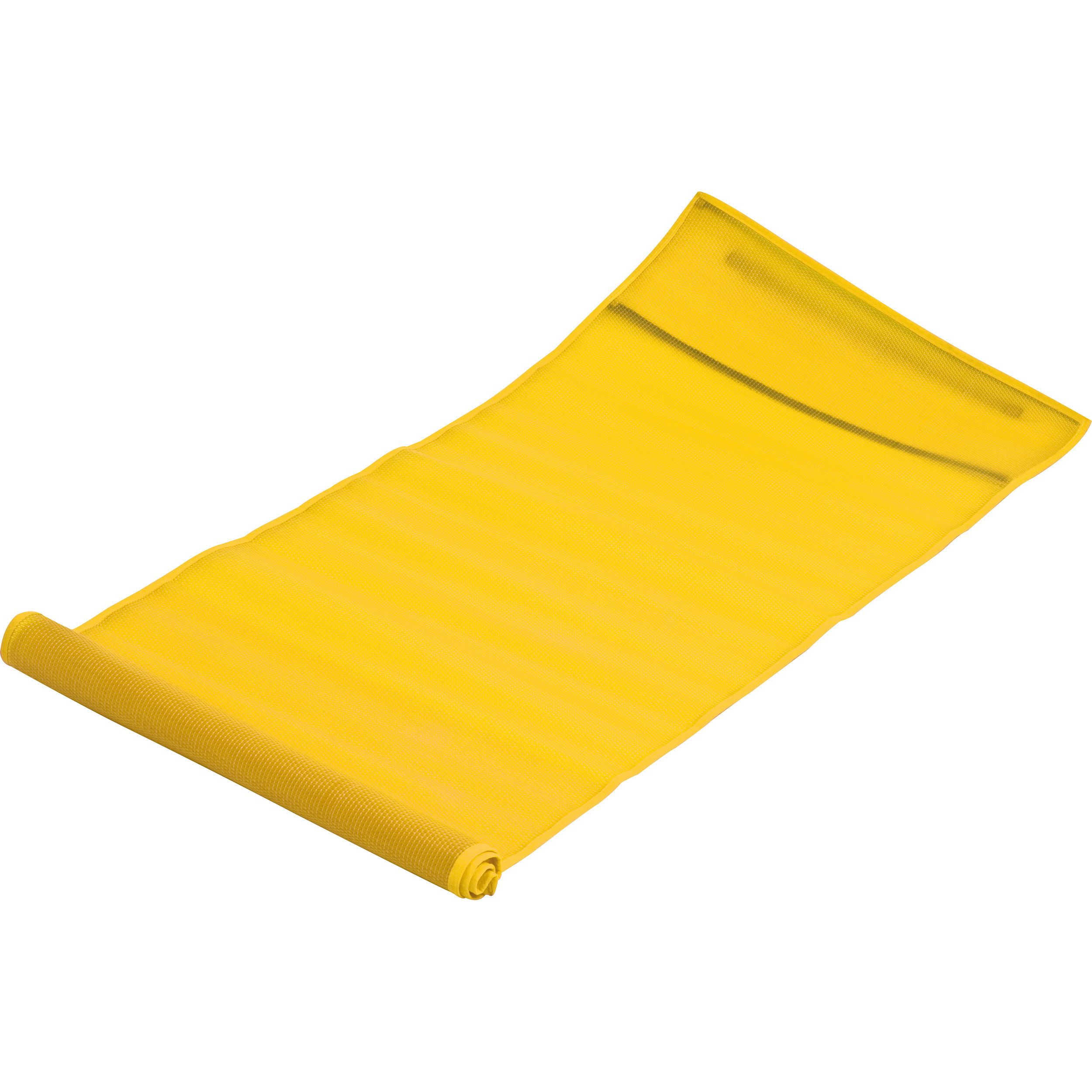 Strandmatte aus wasserabweisendem Kunststoff - gelb-755
