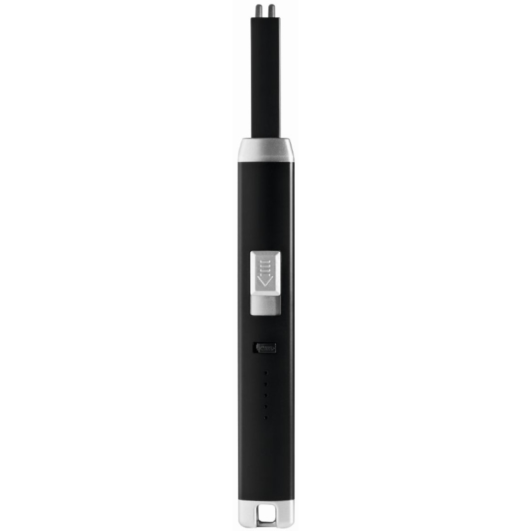 Metmaxx® BBQ Feuerzeug "FutureTechFire" - schwarz - silber-534