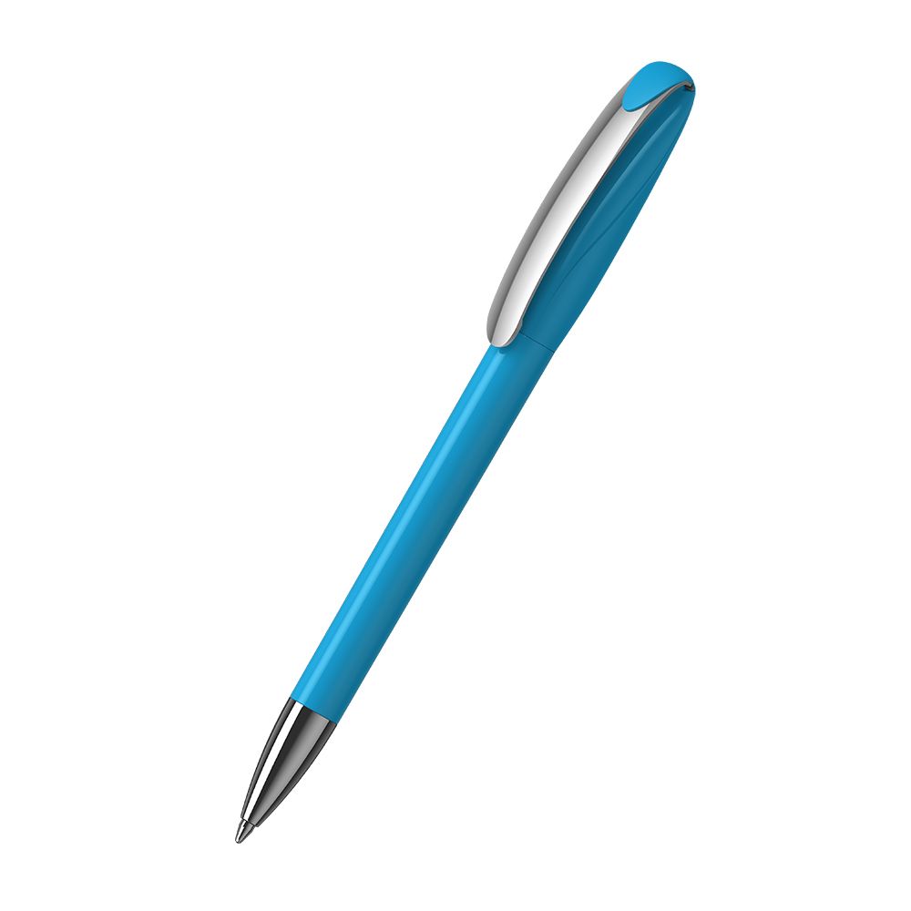 Drehkugelschreiber Boa high gloss MMn - cyan-519