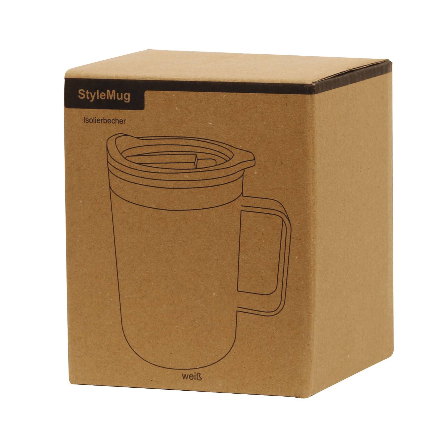 Trinkbecher STYLEMUG - weiß-351