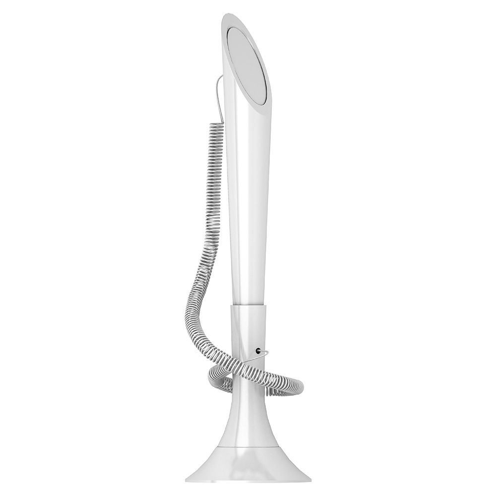 Stehkugelschreiber mit Kordel Deskpen matt Cord - weiss-251