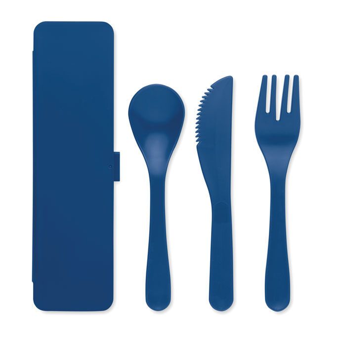 Besteck-Set PP RIGATA - blau-905