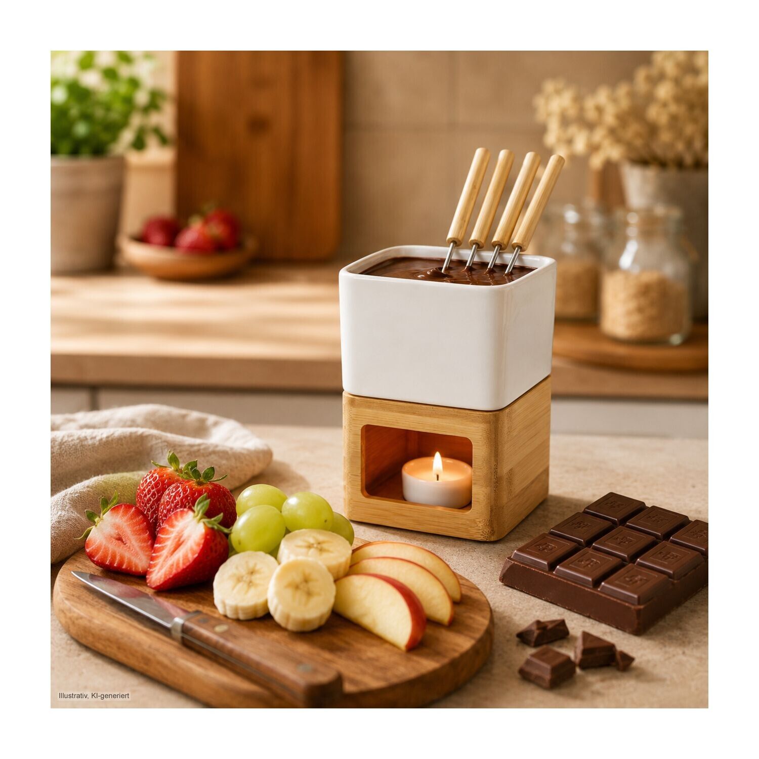 Geschenkset Schokofondue im Beutel-163