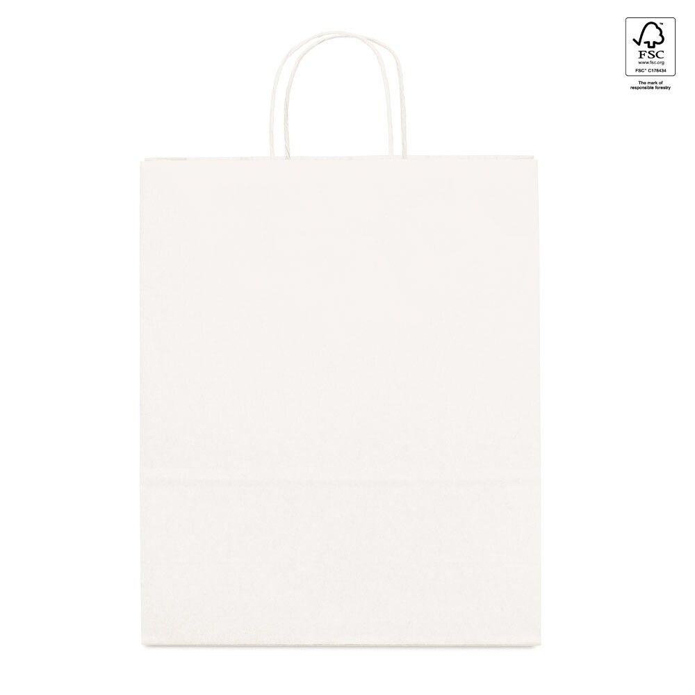 GRANT Tragetasche aus Kraftpapier (100 g/m²) - weiß-756