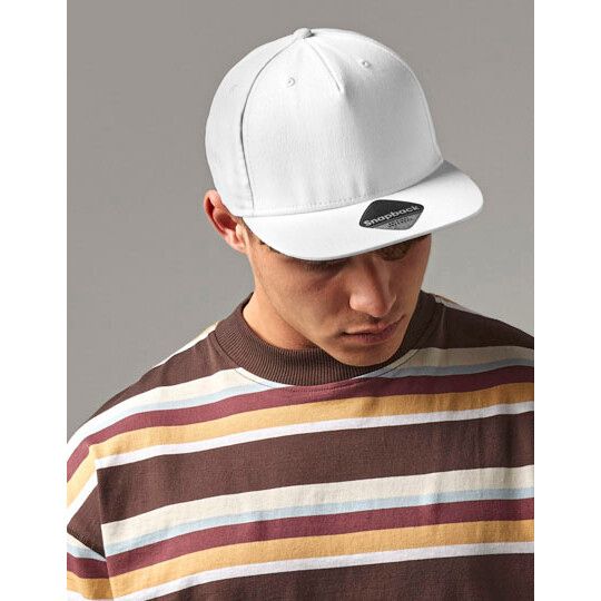 5 Panel Snapback Rapper Cap - french navy-159
