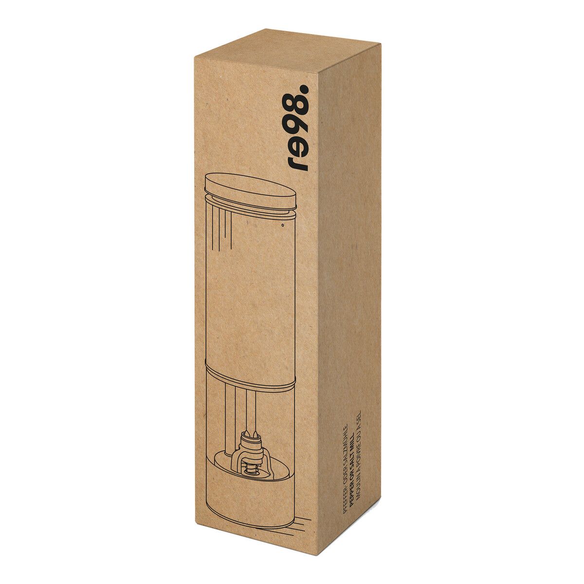 elektrische Salz- oder Pfeffermühle RE98-CEVARO - silber-394