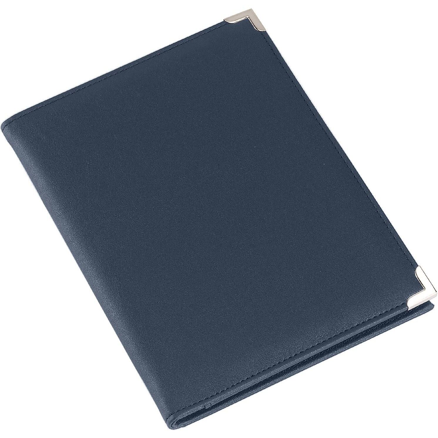Konferenzmappe aus PU mit Metallecken Gia - schwarz-461