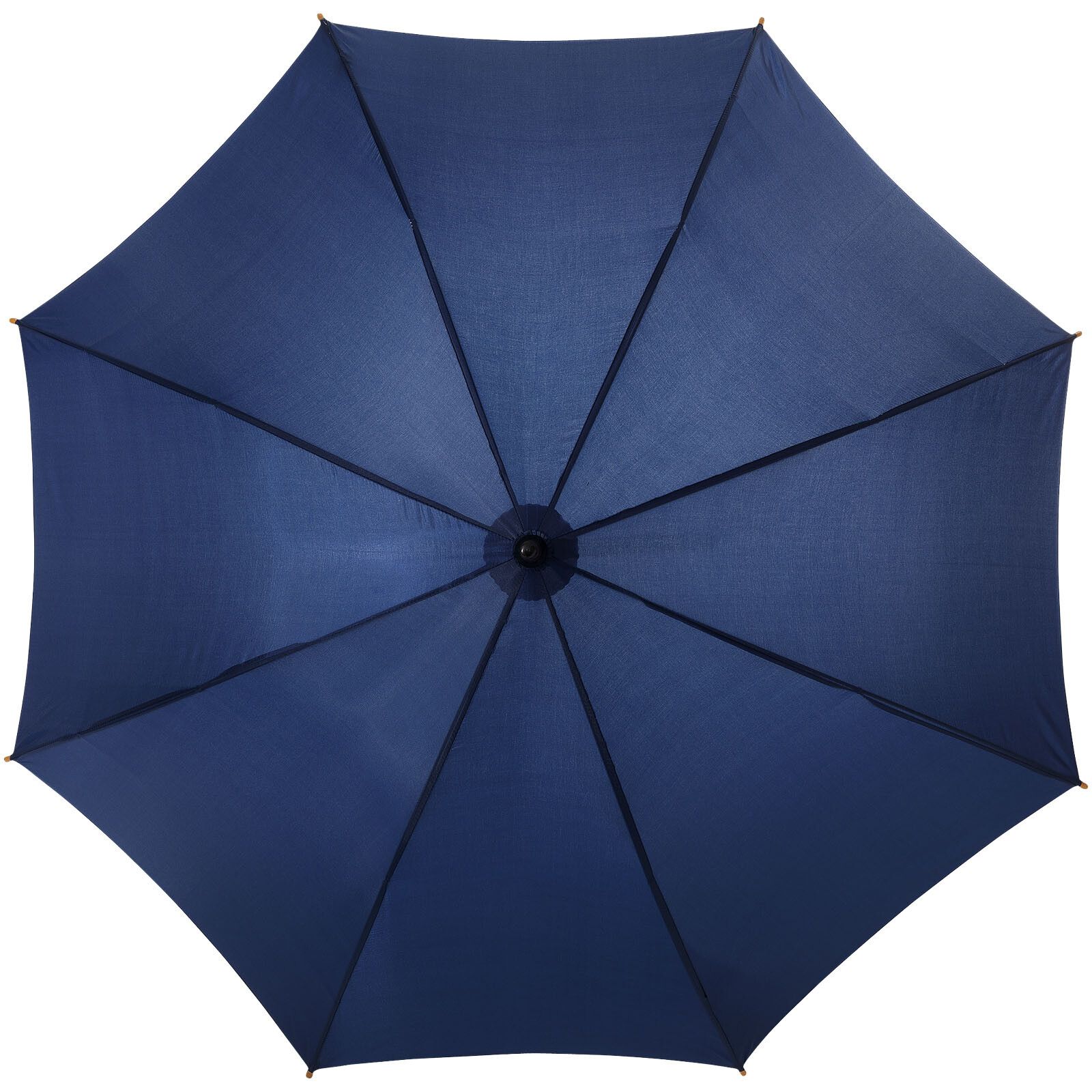Kyle 23" Automatikregenschirm mit Holzstange und -griff - navy-791