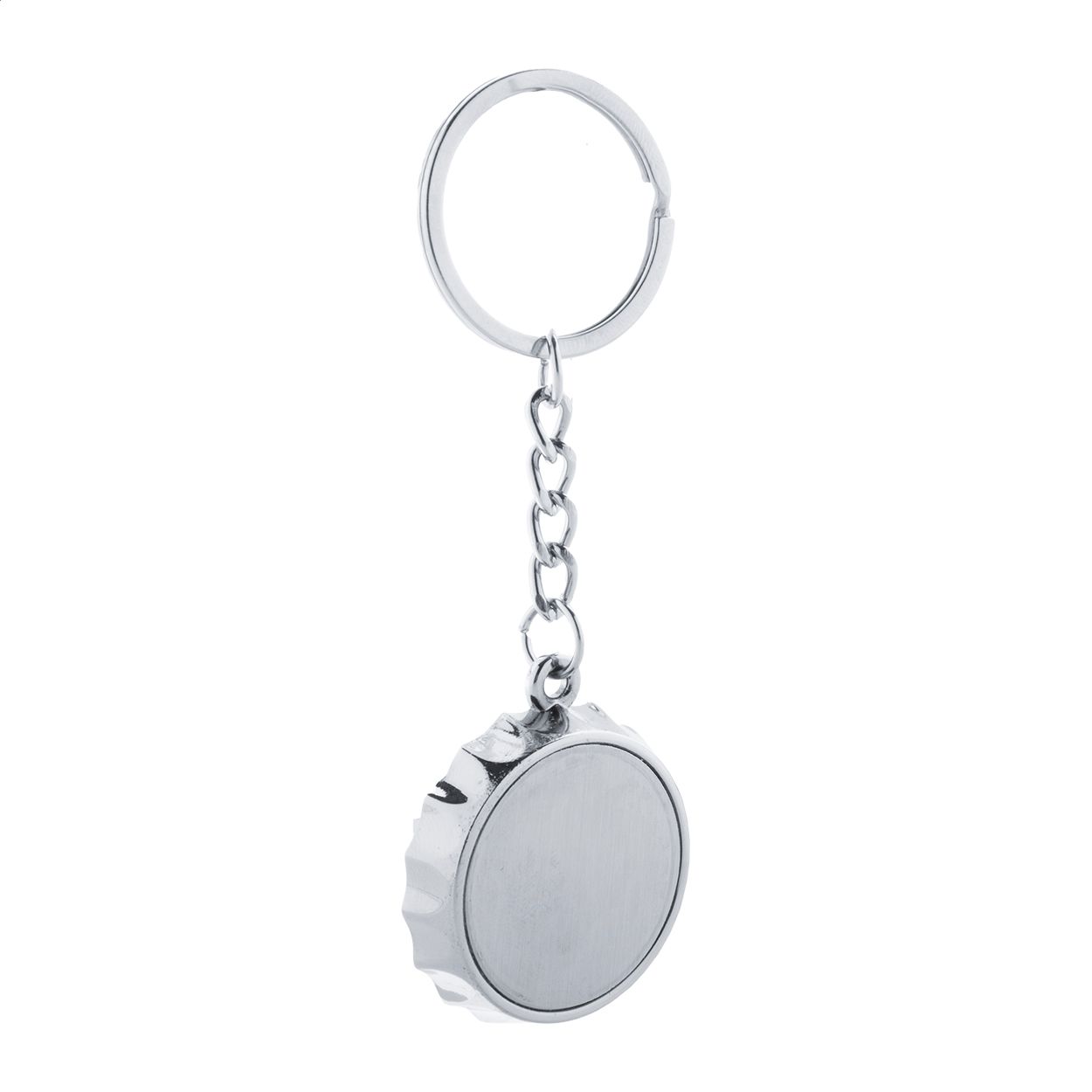 Flaschenöffner/Schlüsselanhänger Bubly - silber-914