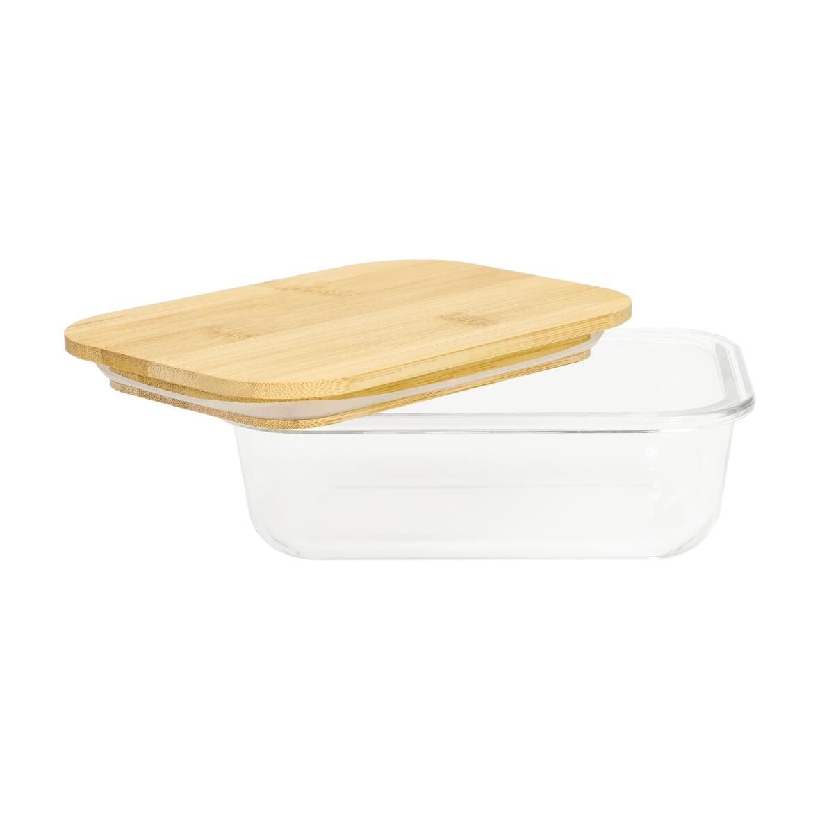 Glasbox Balance 19,5x14,5x6 cm - transparent - braun-629