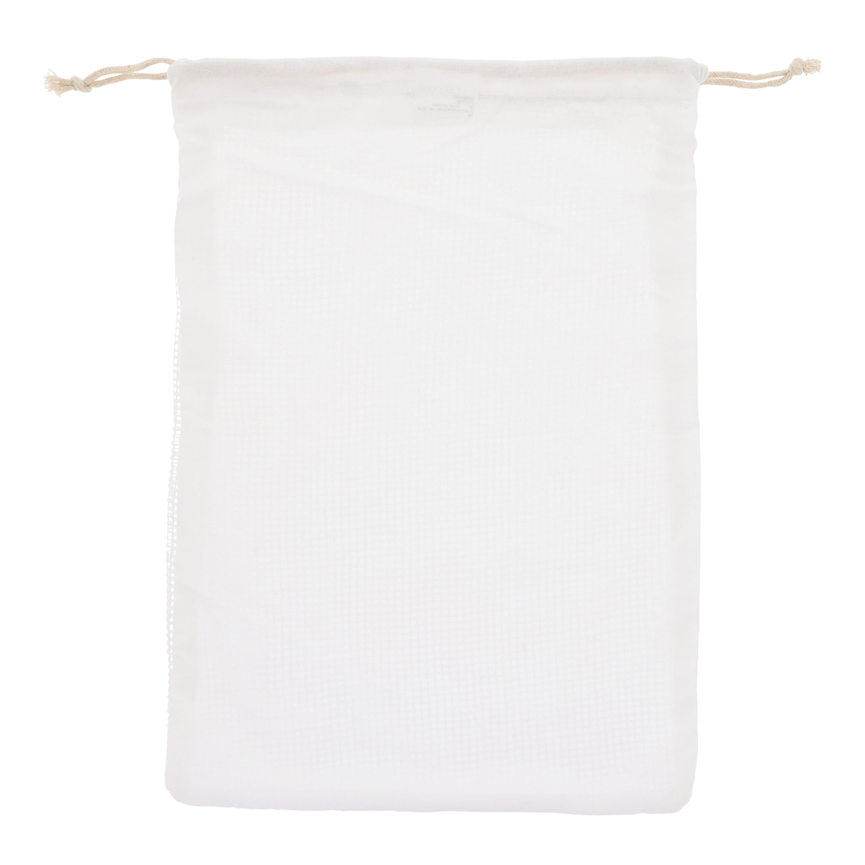 Wiederverwendbare Lebensmitteltasche OEKO-TEX® Baumwolle 30x40cm - weiss-288
