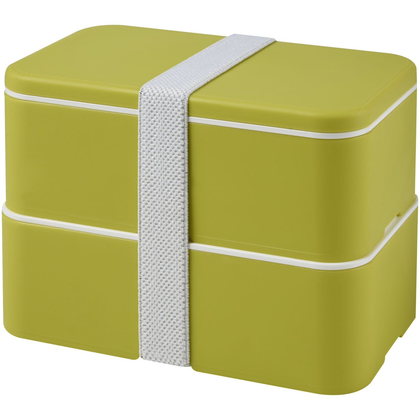 MIYO 700+700 ml Doppel-Lunchbox - limone -  limone -  weiss-589
