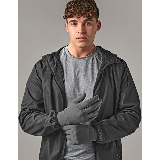 Softshell Sports Tech Gloves - black-320