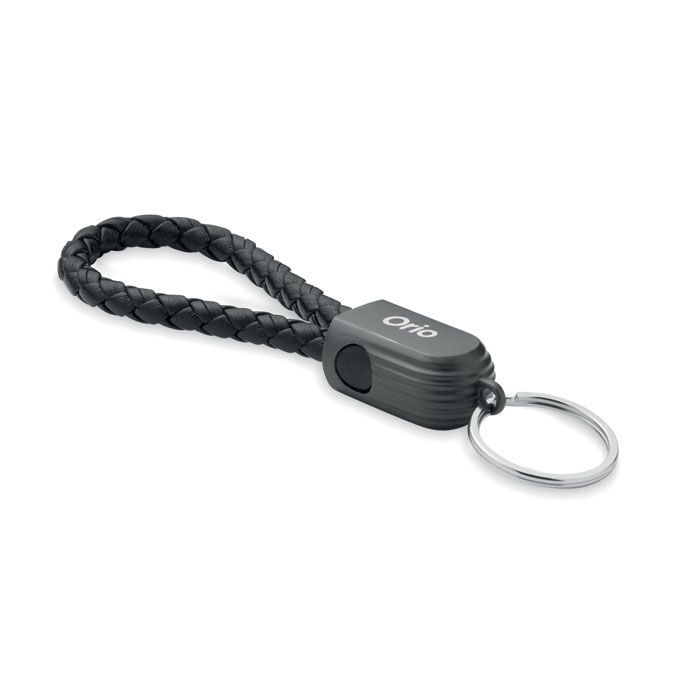 60W Schlüsselring-Ladekabel FAULETI LOOP - schwarz-637