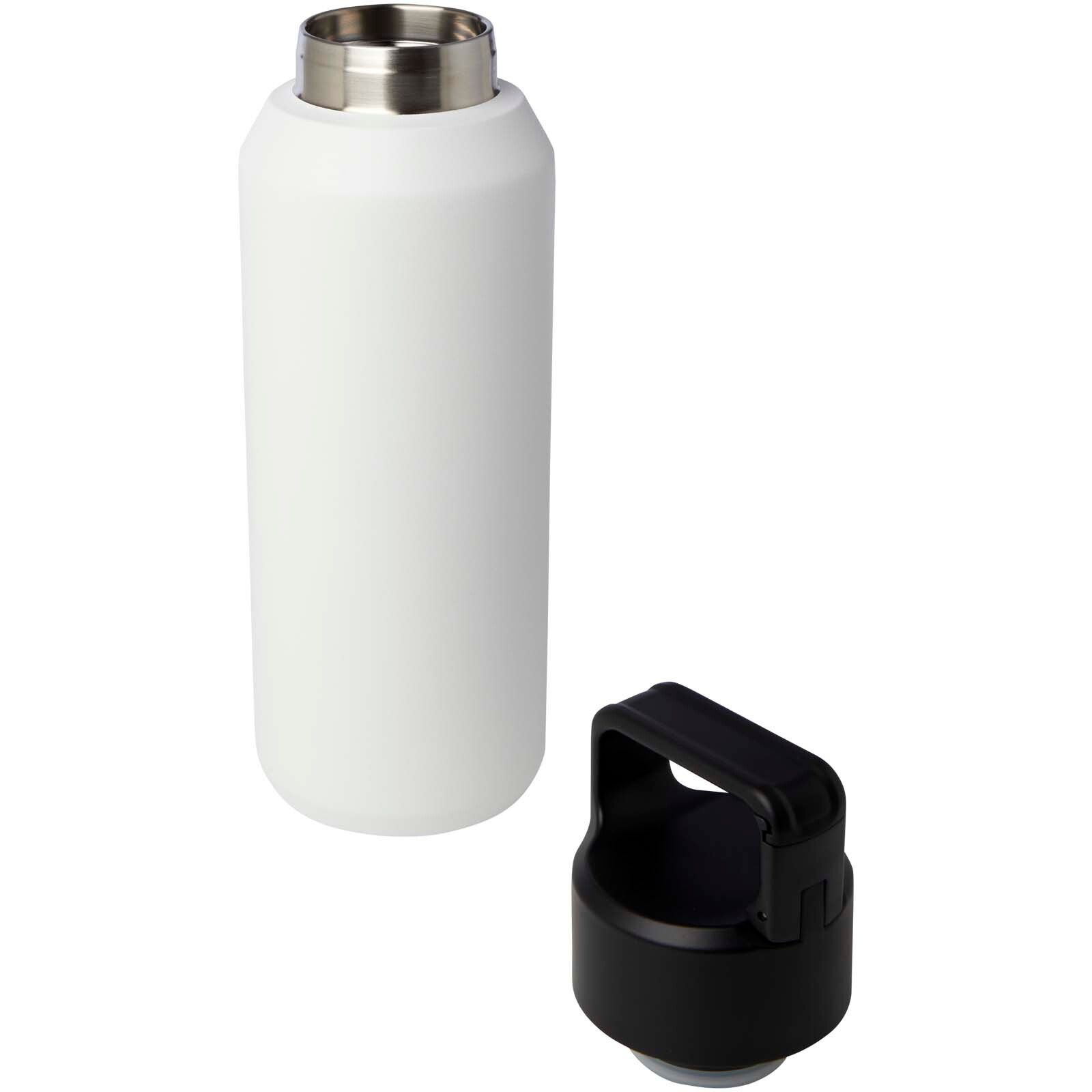 Astra 600 ml RCS-zertifizierte Kupfer-Vakuum Isolierflasche aus recyceltem Edelstahl (Kohlensäure geeignet) - weiss-898