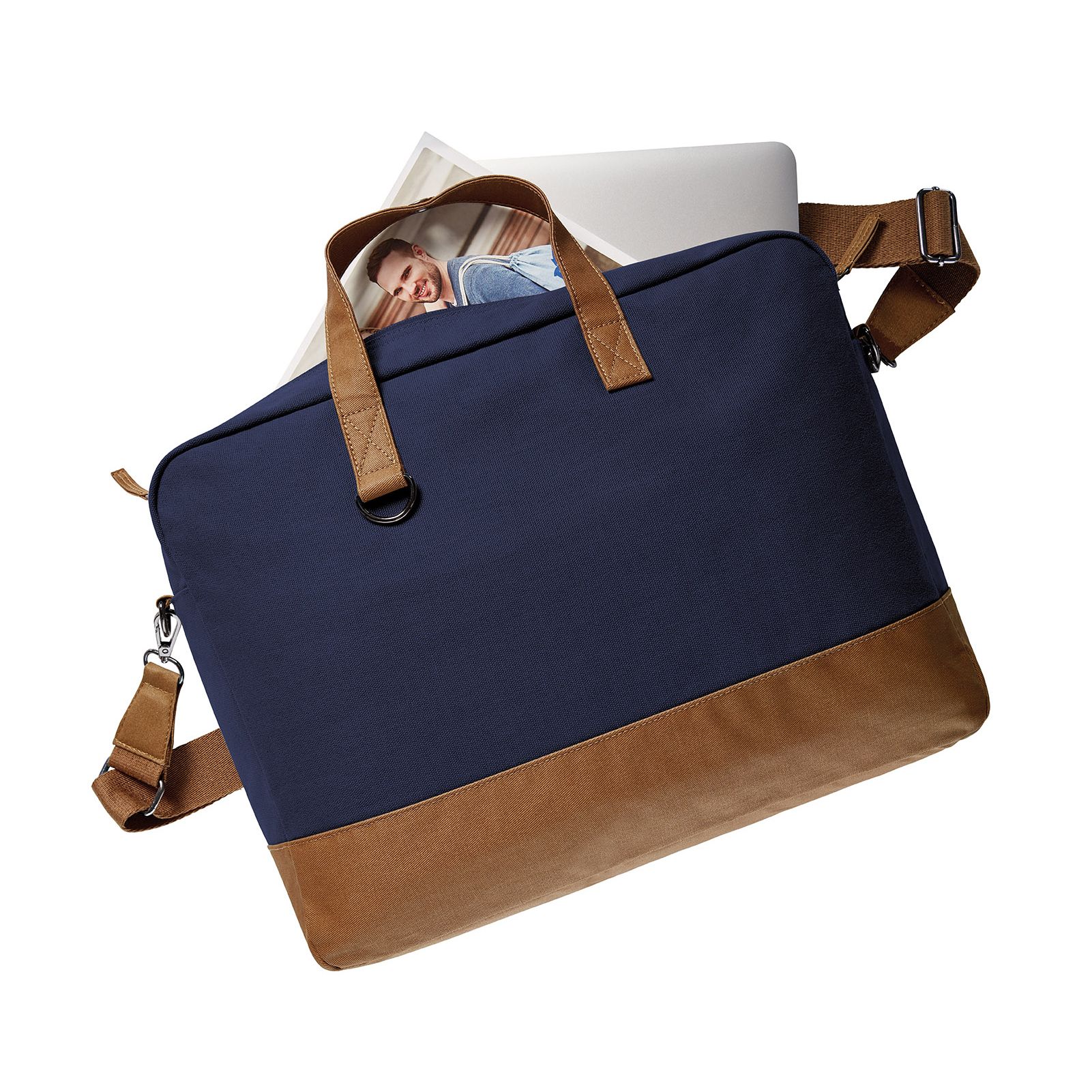 Notebook-Tasche LIFE - marine-braun-357