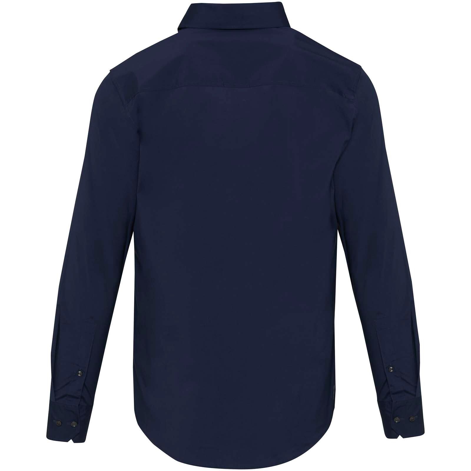 Carnelian Popeline Hemd - marineblau - 3XL-157
