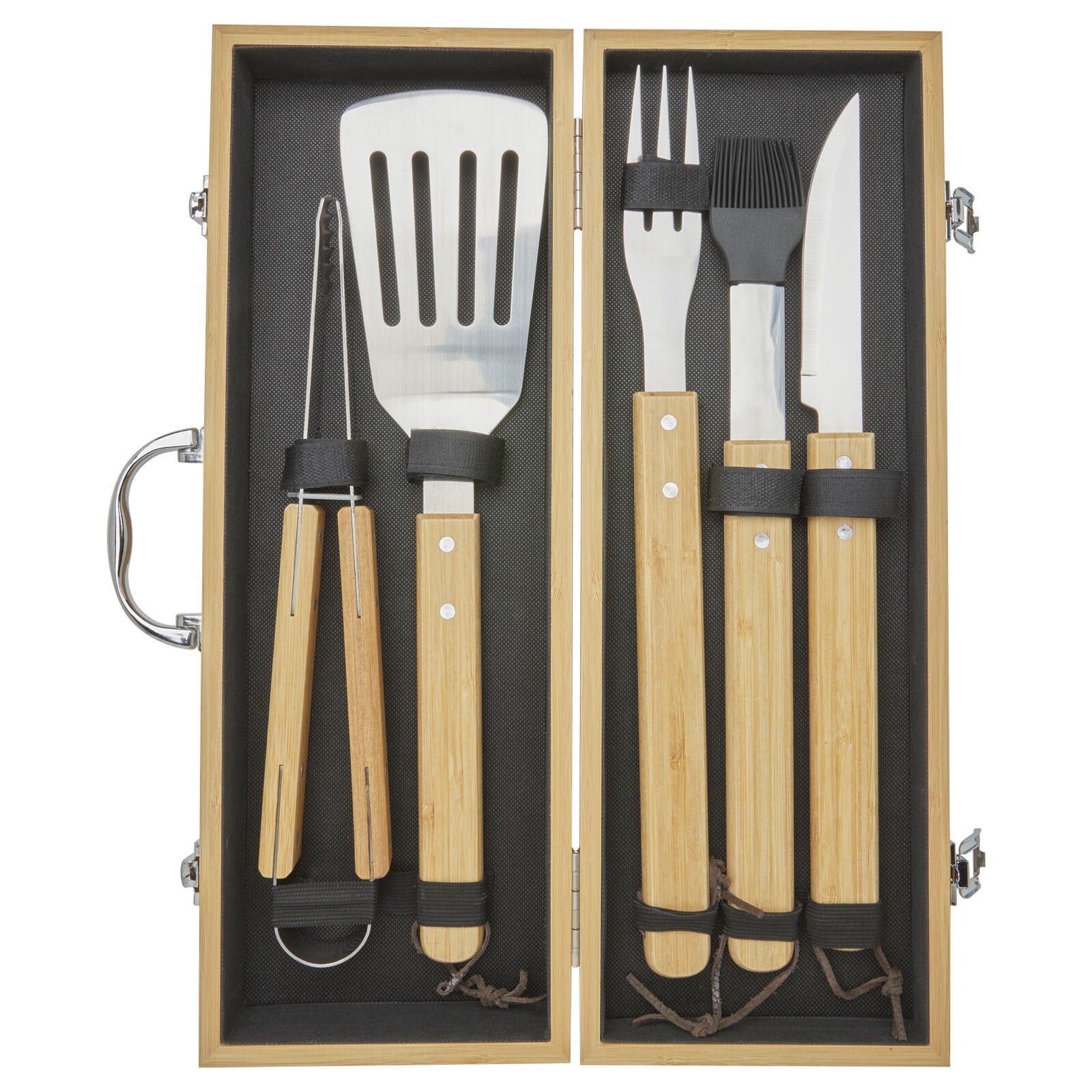 Churras 5-teiliges Grillset - natural-709