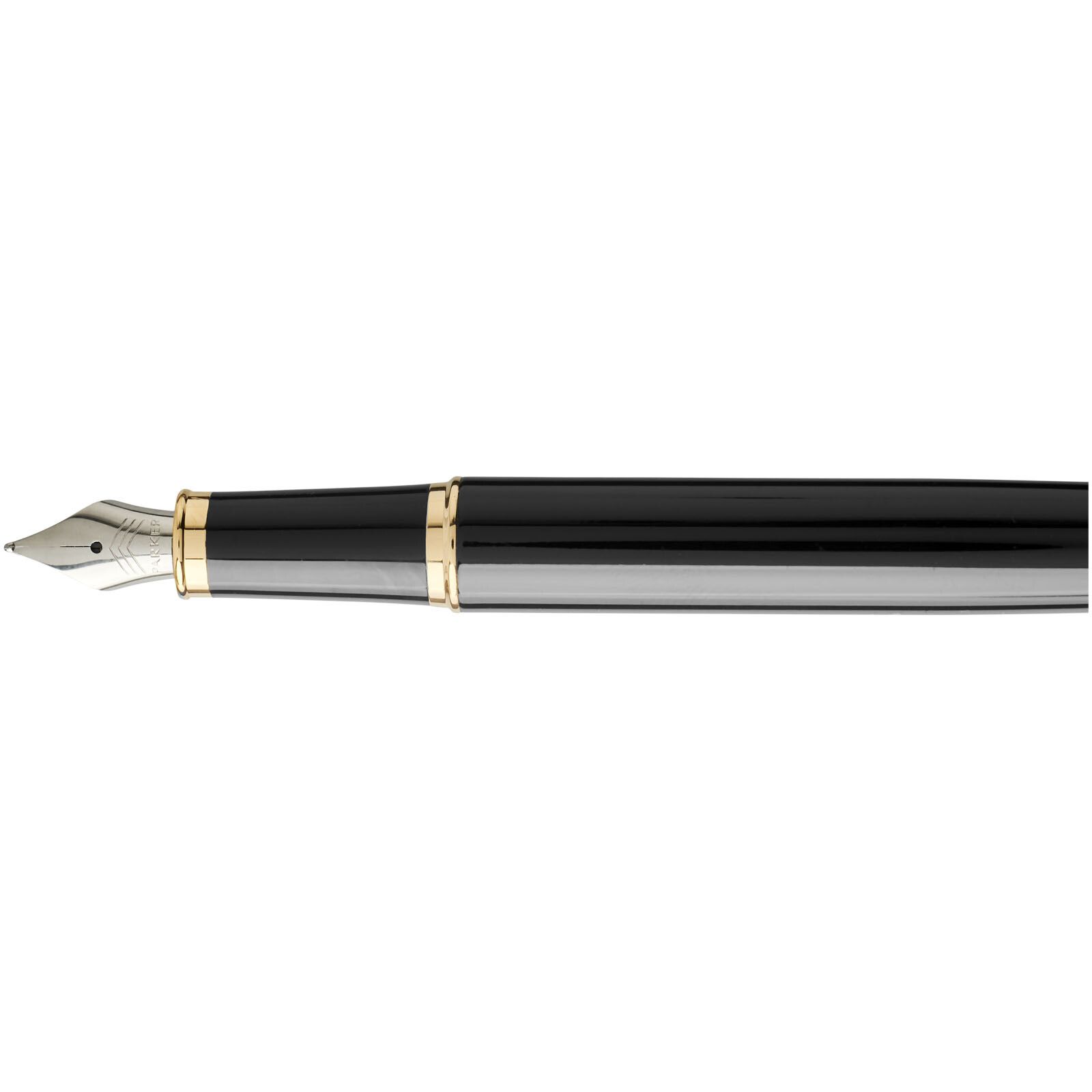 Parker IM Füllfederhalter (blaue Mine) - schwarz -  gold-279