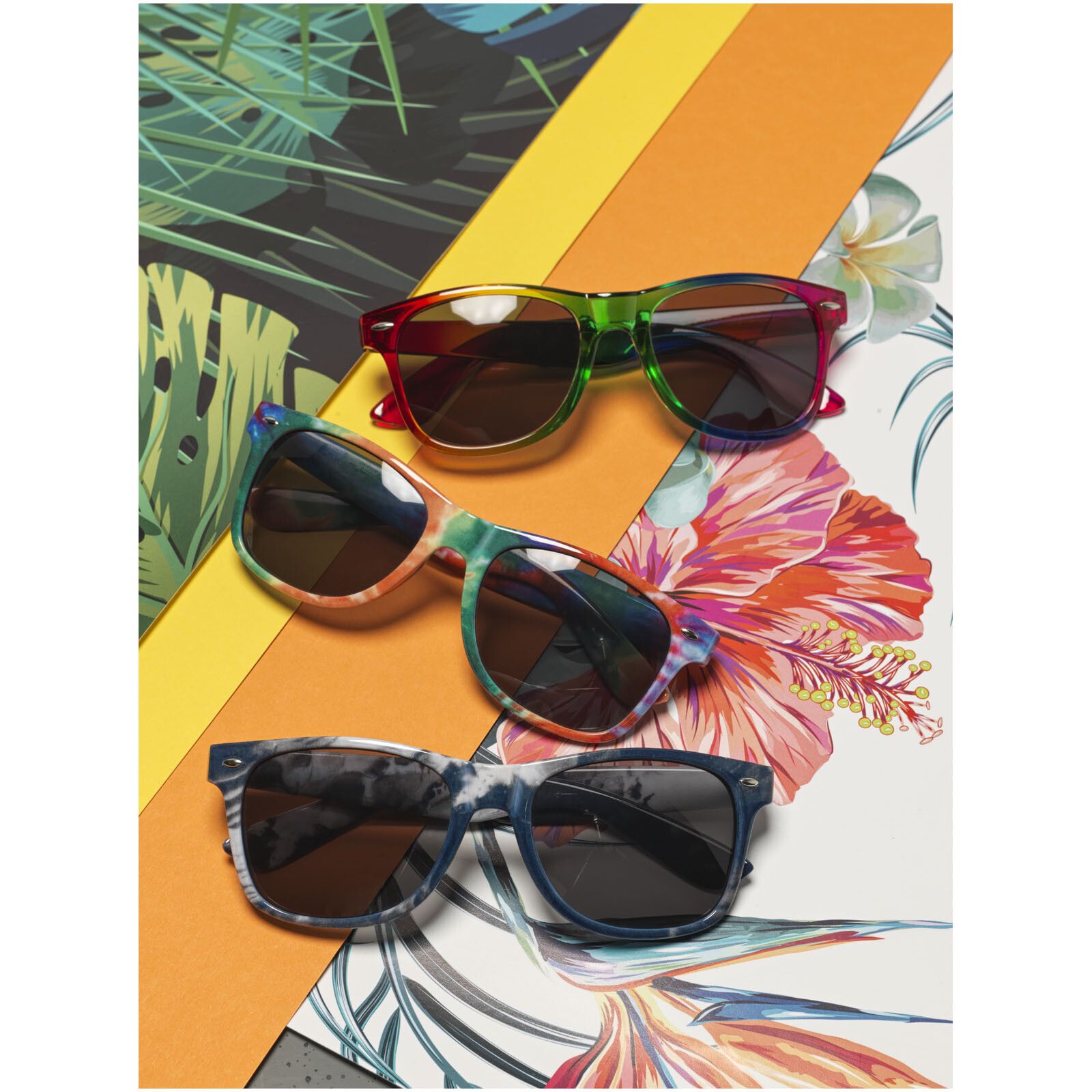 Sun Ray Regenbogen-Sonnenbrille - regenbogenfarben-897