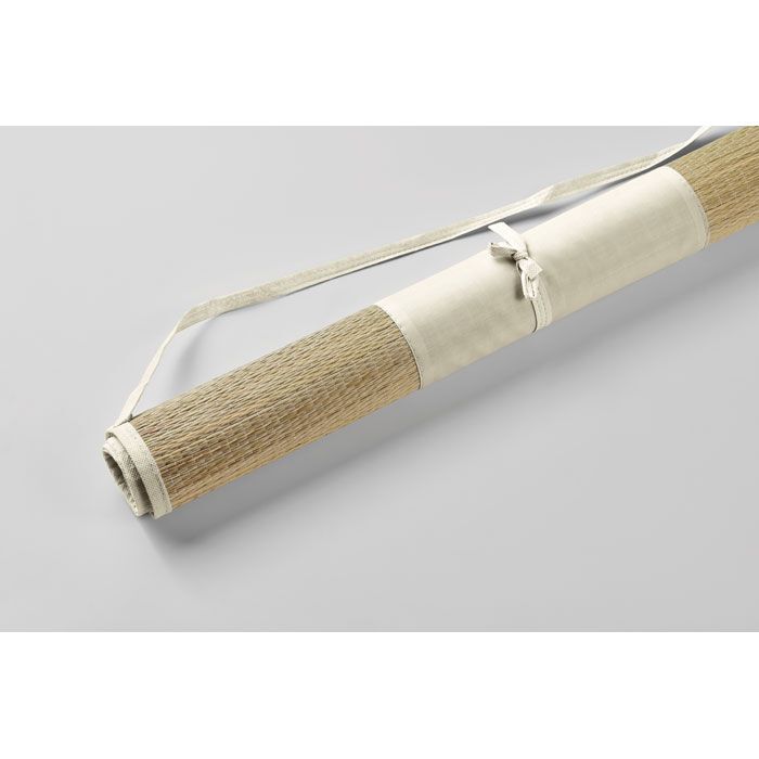 Strandmatte aus Stroh RAFIA - beige-143