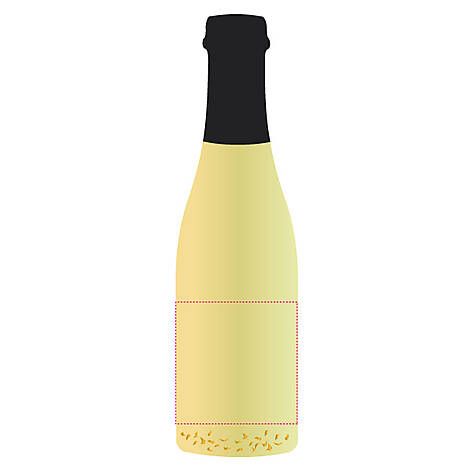 Veredelungsposition Flasche Vorderseite