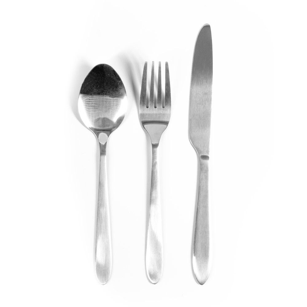 WILEY Besteckset aus Edelstahl, 3-teilig - satinsilber-693
