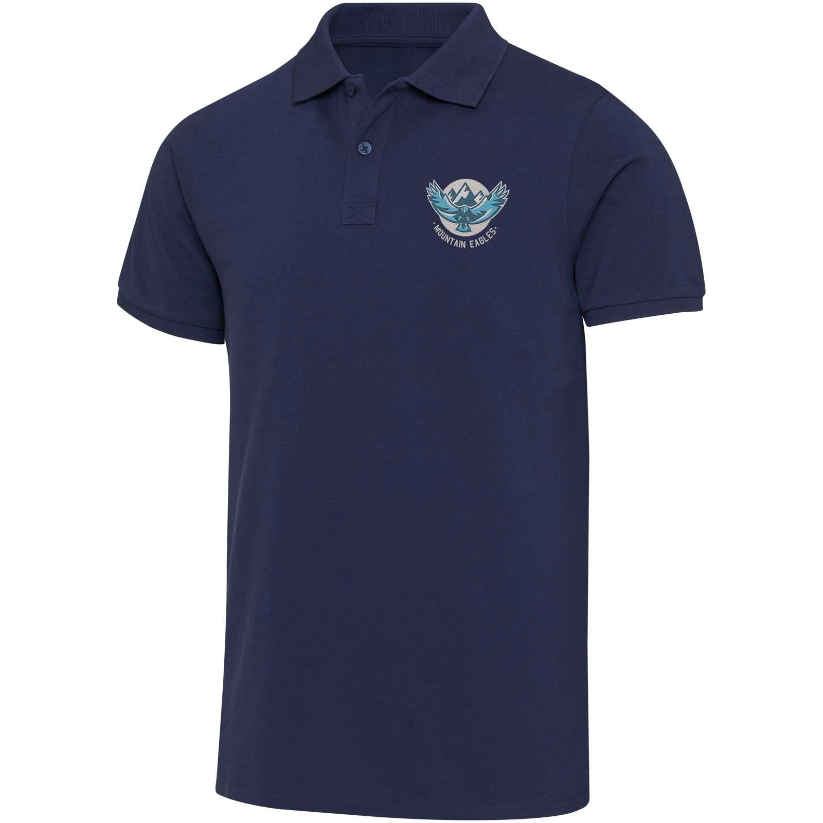 Beryl 220 g/m² Kurzärmeliges Poloshirt Bio-Recyclingmaterial (OCS), unisex - navy-584