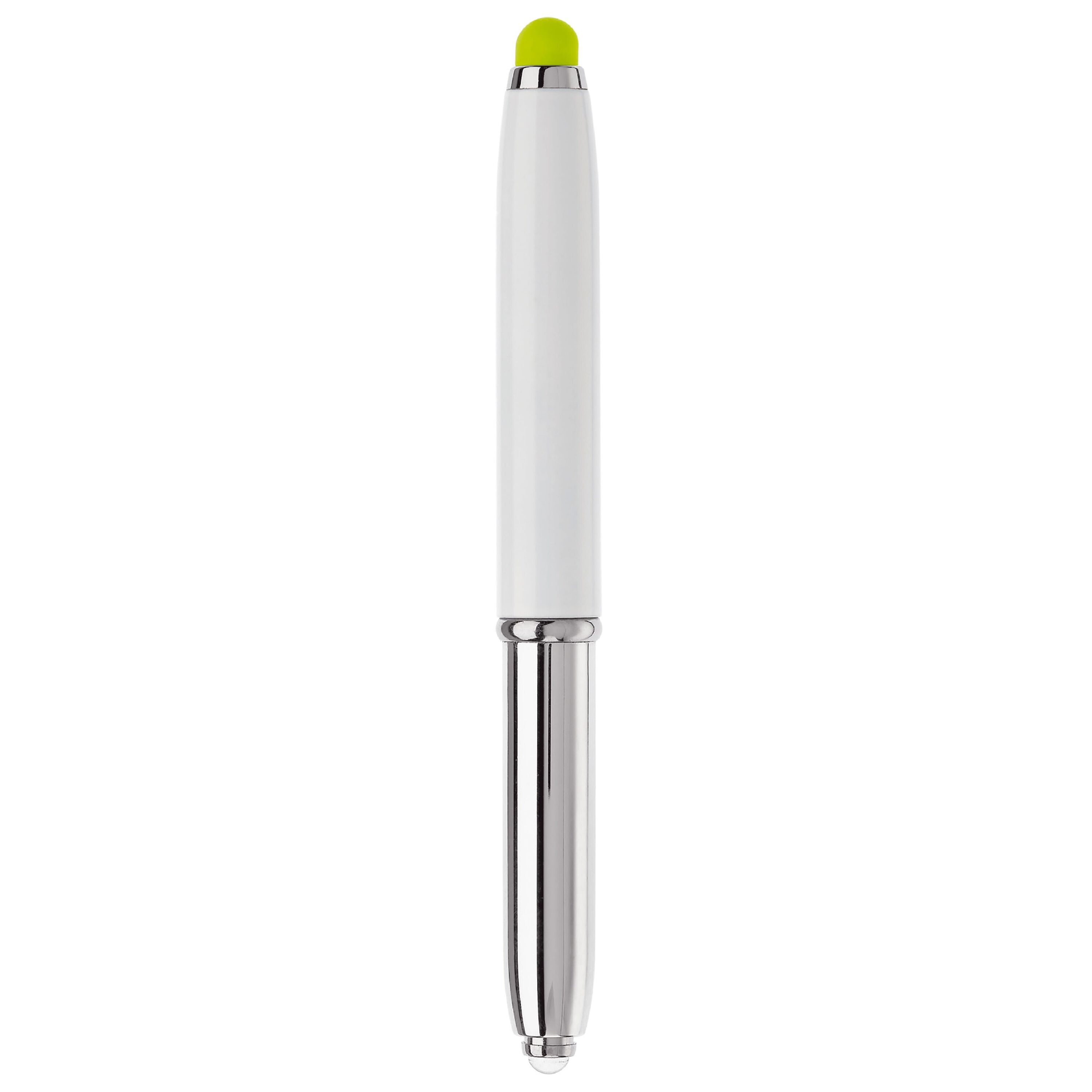 Stylus Kugelschreiber Shine - weiss  -  hellgrün-980