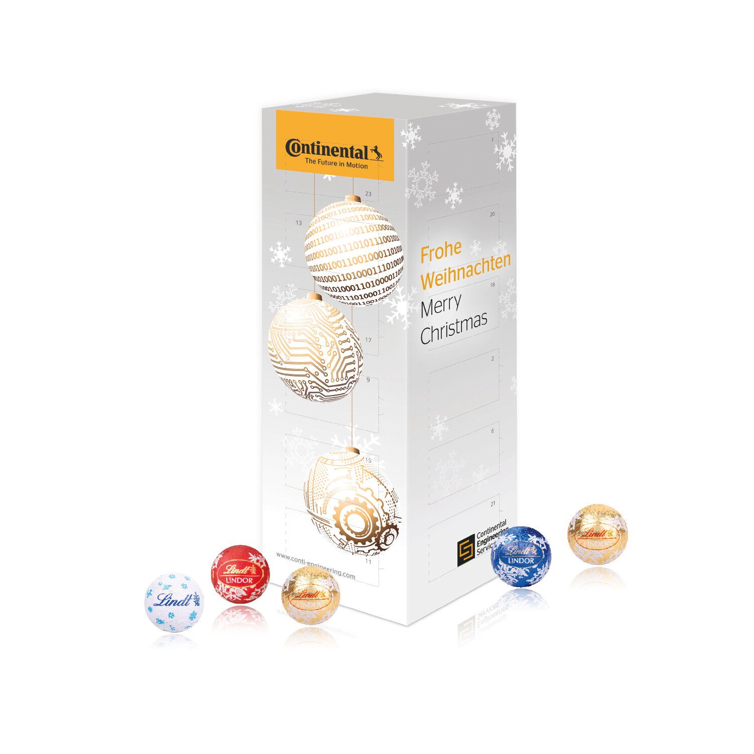 Adventskalender "Turm" mit Lindt Schokolade-92