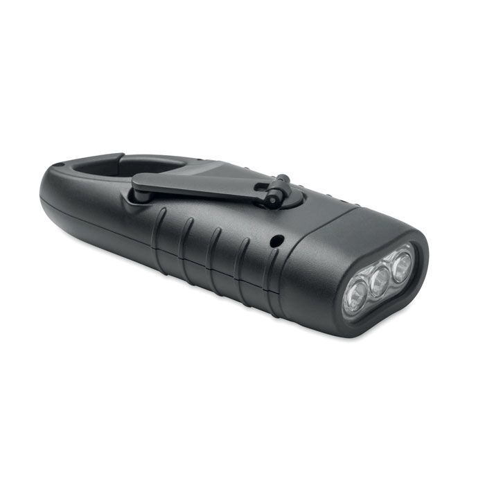 Solar-Dynamo-Taschenlampe SLUZ - schwarz-253