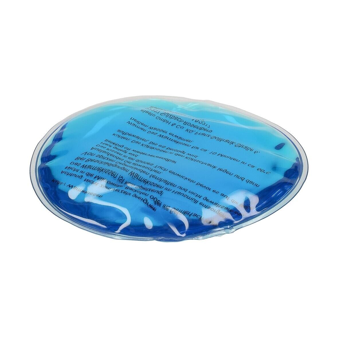 Kühl-/Wärmekissen Round - blau - transparent-126