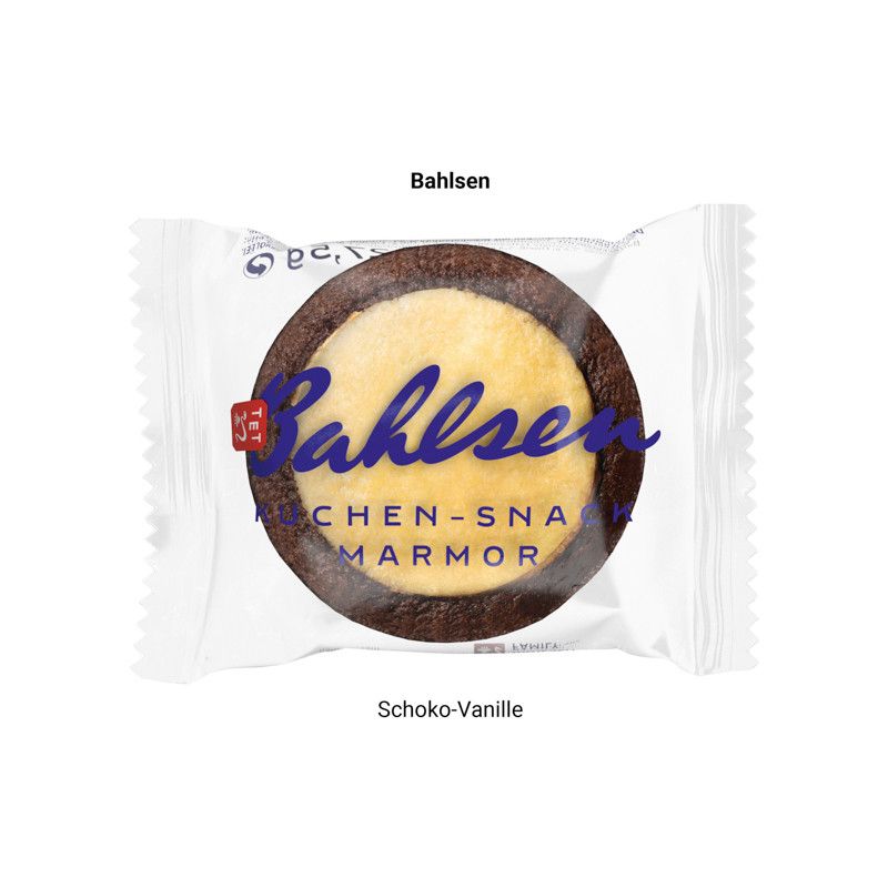 Minikuchen in Werbebox, Bahlsen Kuchensnack Marmor-288