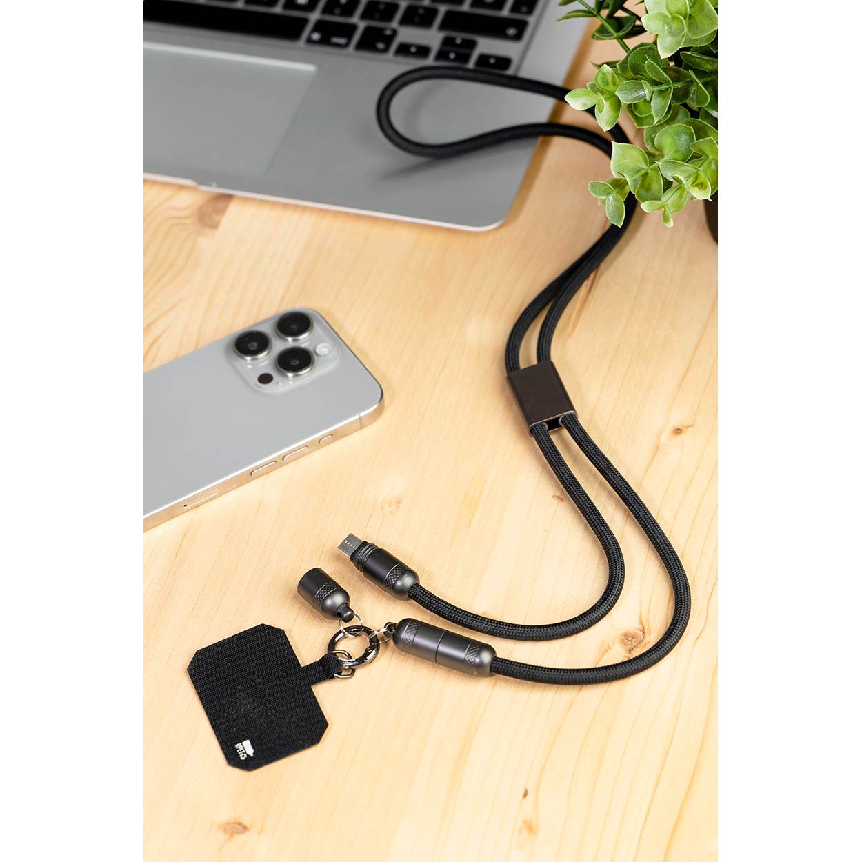 Fastly 60W Handy-Lanyard-Kabel RPET - schwarz-749