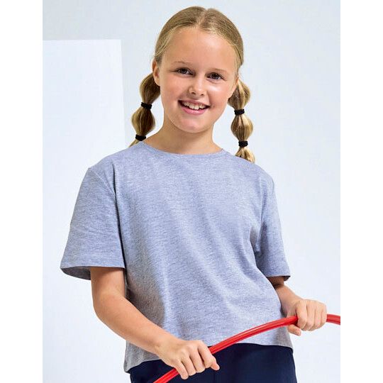 Kids Boxy Tee - sky blue-1000