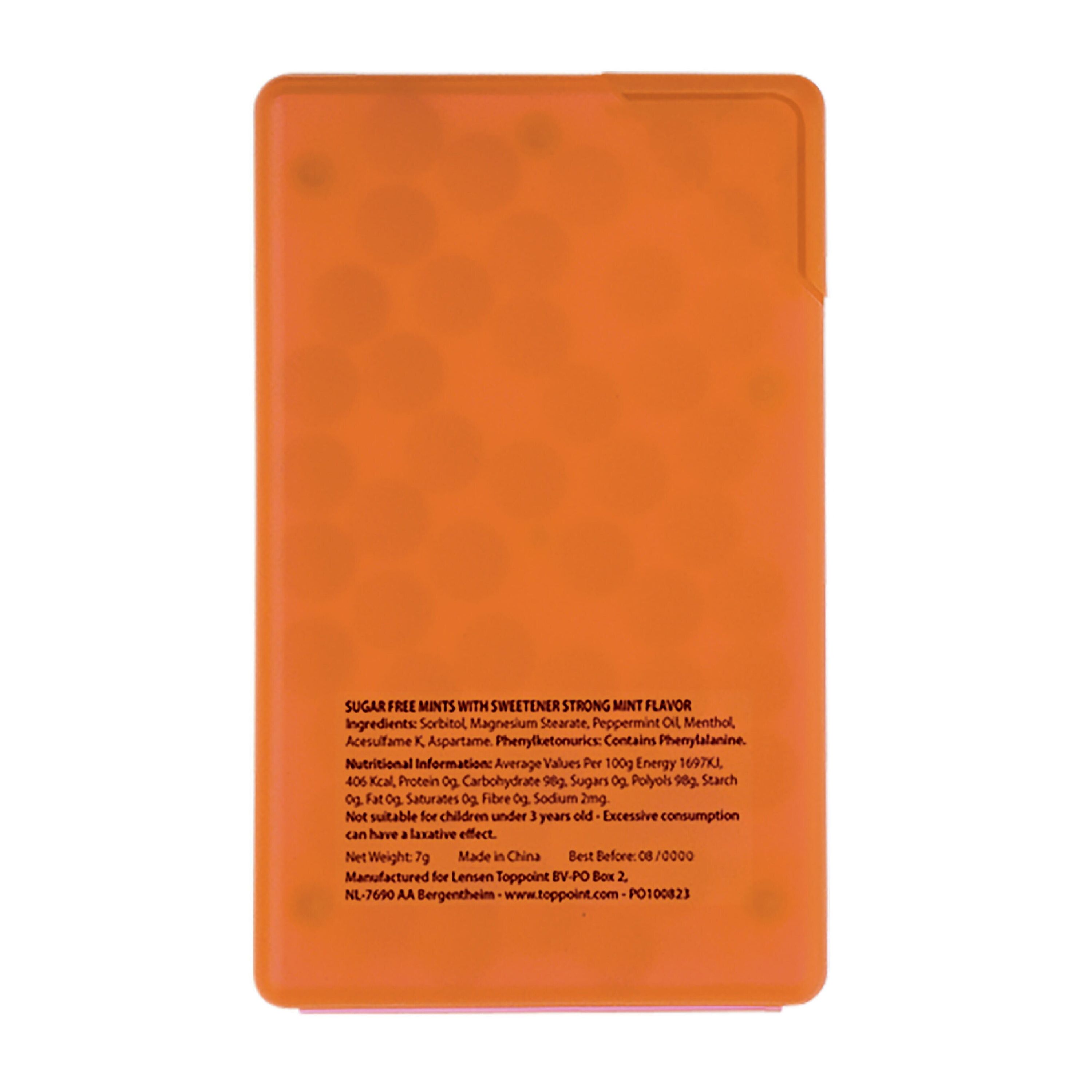 Pfefferminzspender - natur  -  orange-109
