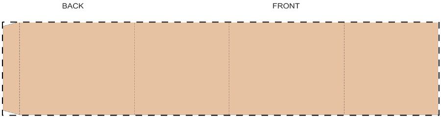 Veredelungsposition Maßgefertigte Kraft-Papierbanderole