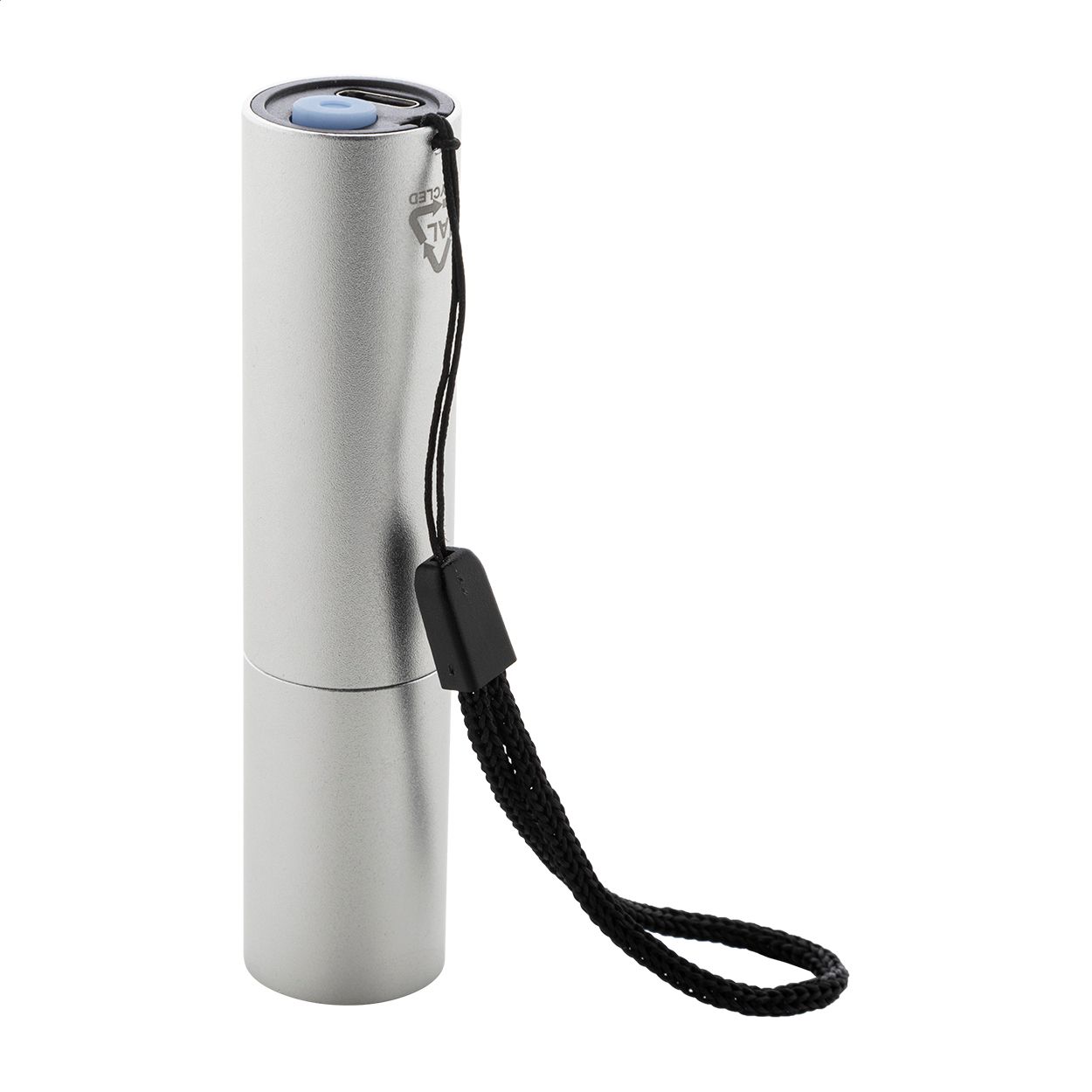 Chargelight Tone wiederaufladbare Taschenlampe aus recyceltem Aluminium - silber-114