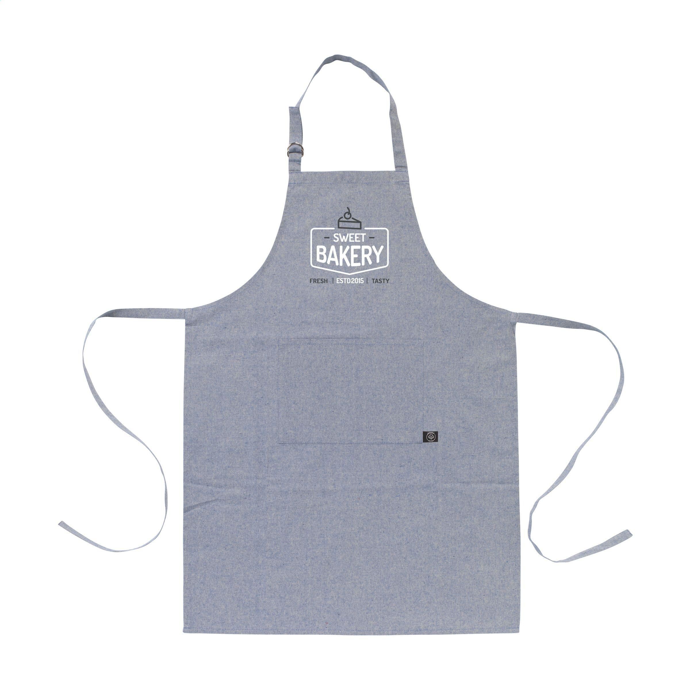 Cocina GRS Recycled Cotton (160 g/m²) Schürze - blau-458