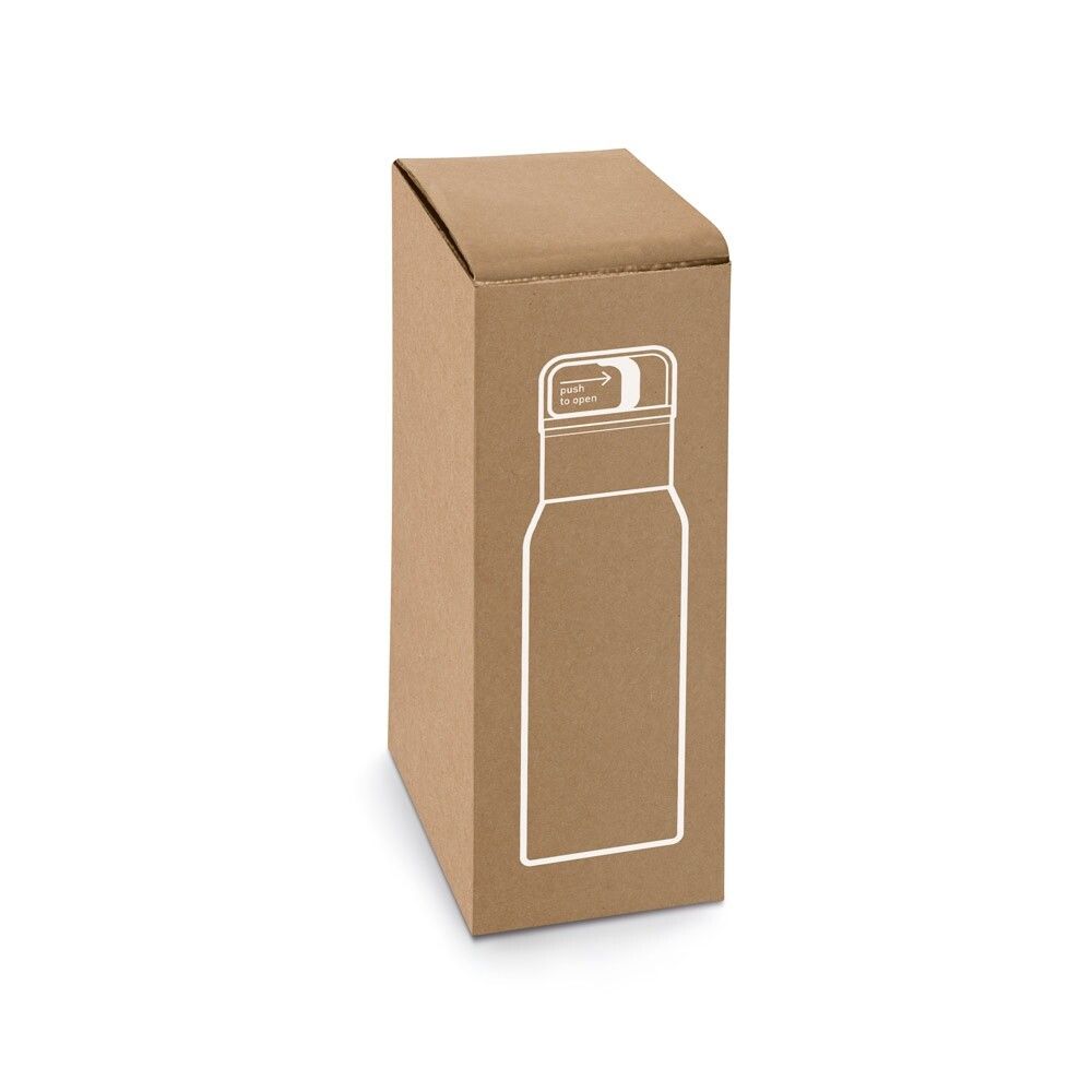 NICKLAUS Edelstahlflasche (91% recycelt) mit Doppelwand 590 mL - dunkelblau-815
