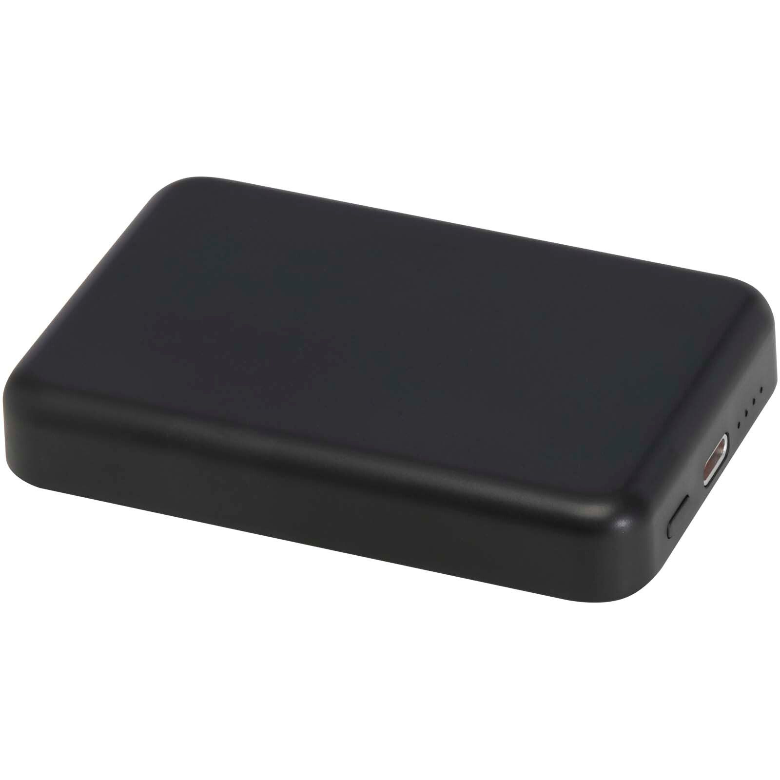 Acrab 15 W 5.000 mAh magnetische kabellose Powerbank mit 20 W PD aus recyceltem Kunststoff - schwarz-328