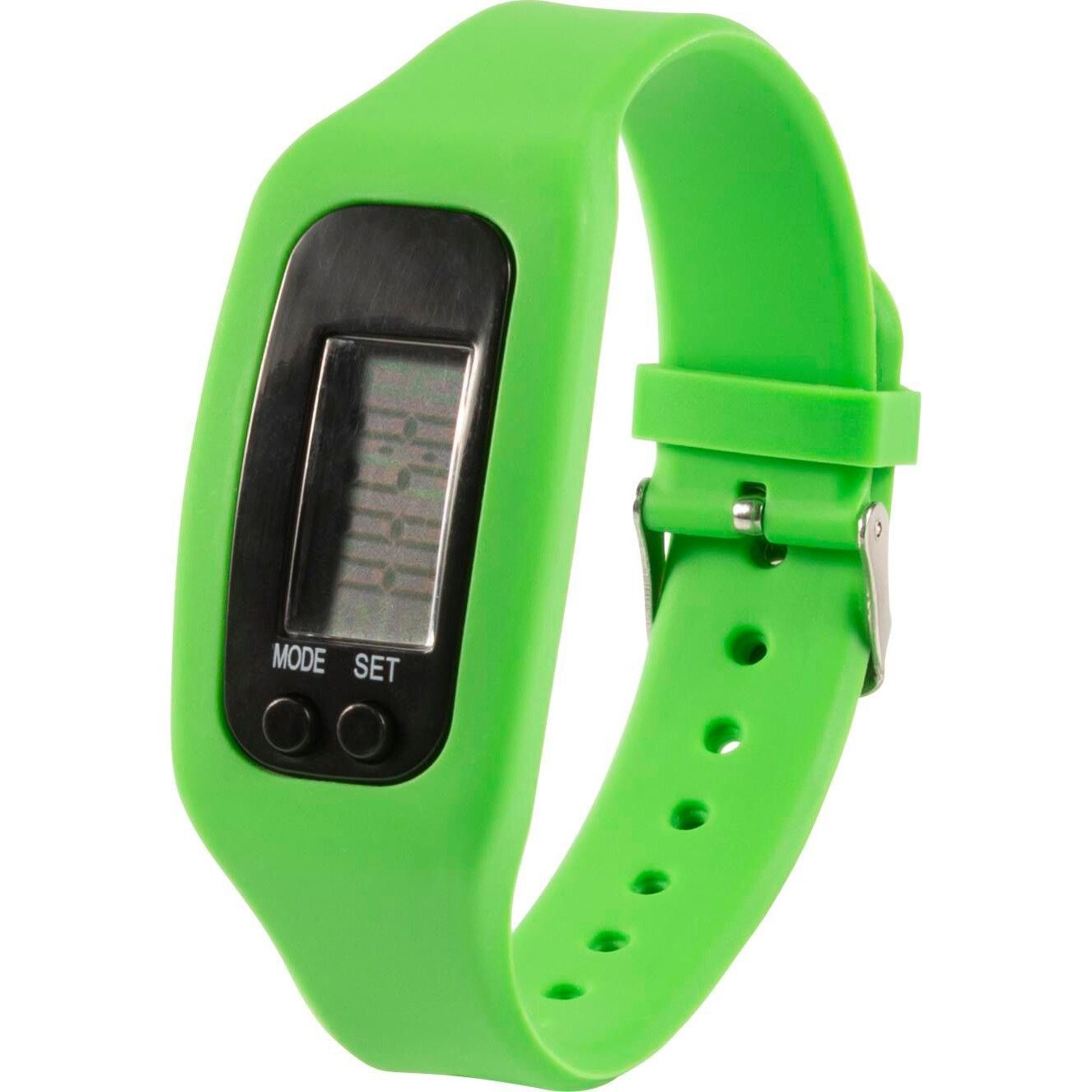 Schrittzähler mit Silikon Armband Tahir - schwarz-918