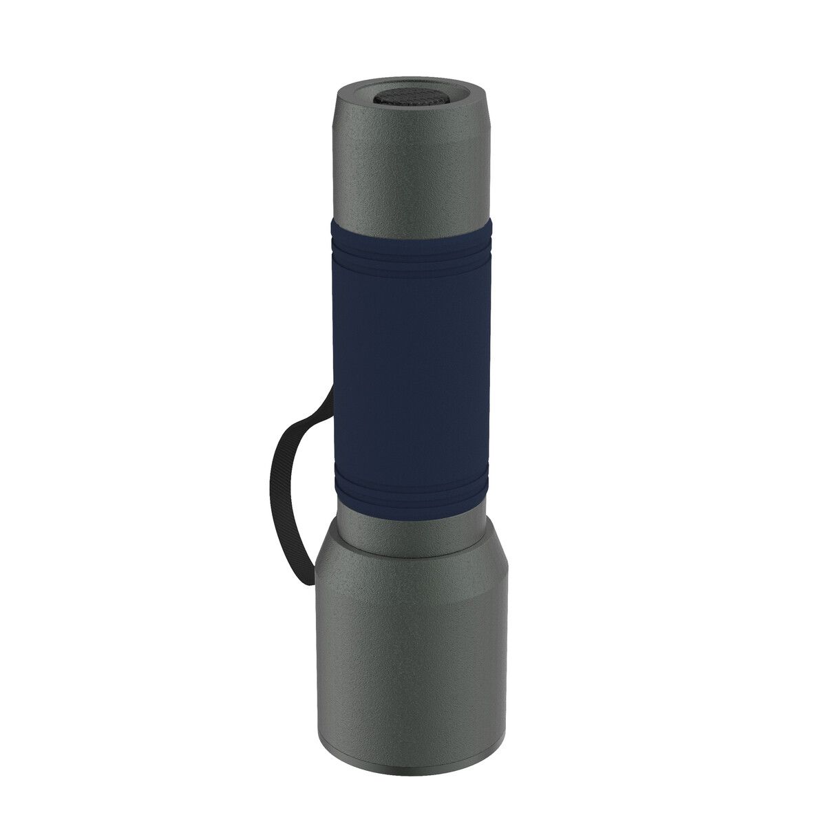 Taschenlampe myFLASH 300 mit Hülle - grau - navy blue-205