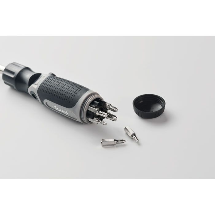 Multi-Bit-Schraubendreher BEND ME - grau-610